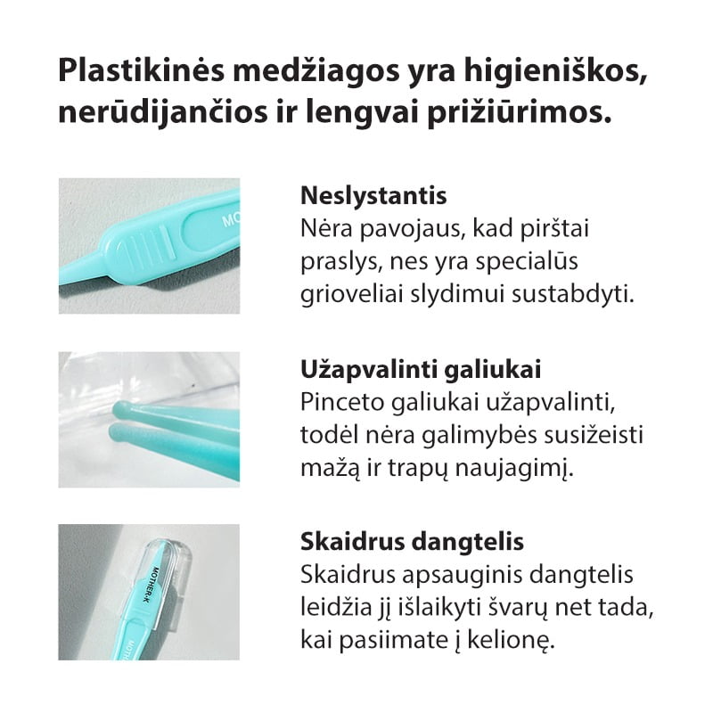 Mother-K 4-ių dalių Vaikų nagų priežiūros rinkinys dėžutėje, nuo 0 mėn. amžiaus