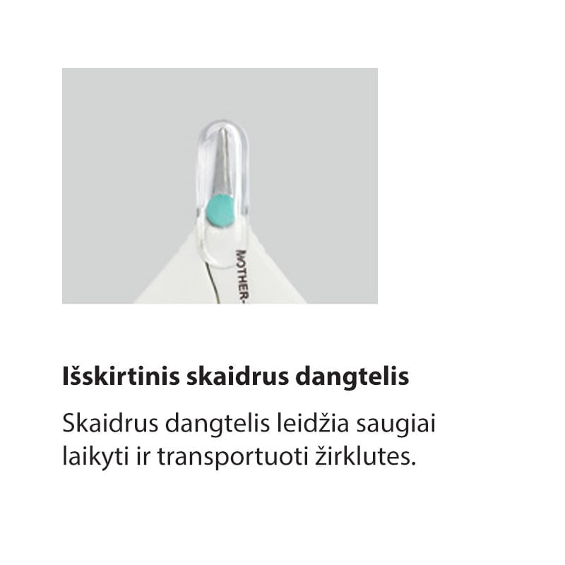 Mother-K 4-ių dalių Vaikų nagų priežiūros rinkinys dėžutėje, nuo 0 mėn. amžiaus