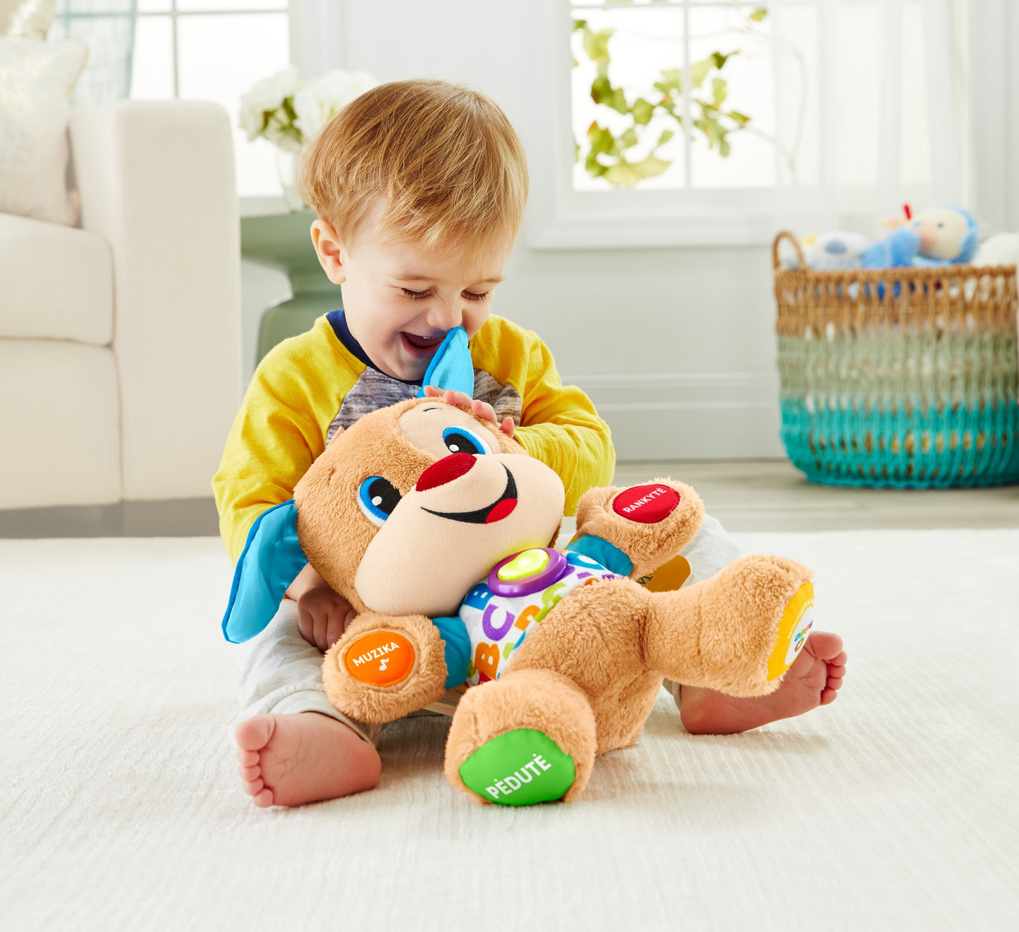Fisher Price Išmaniųjų lygių šuniukas (Lietuviškai įgarsintas)