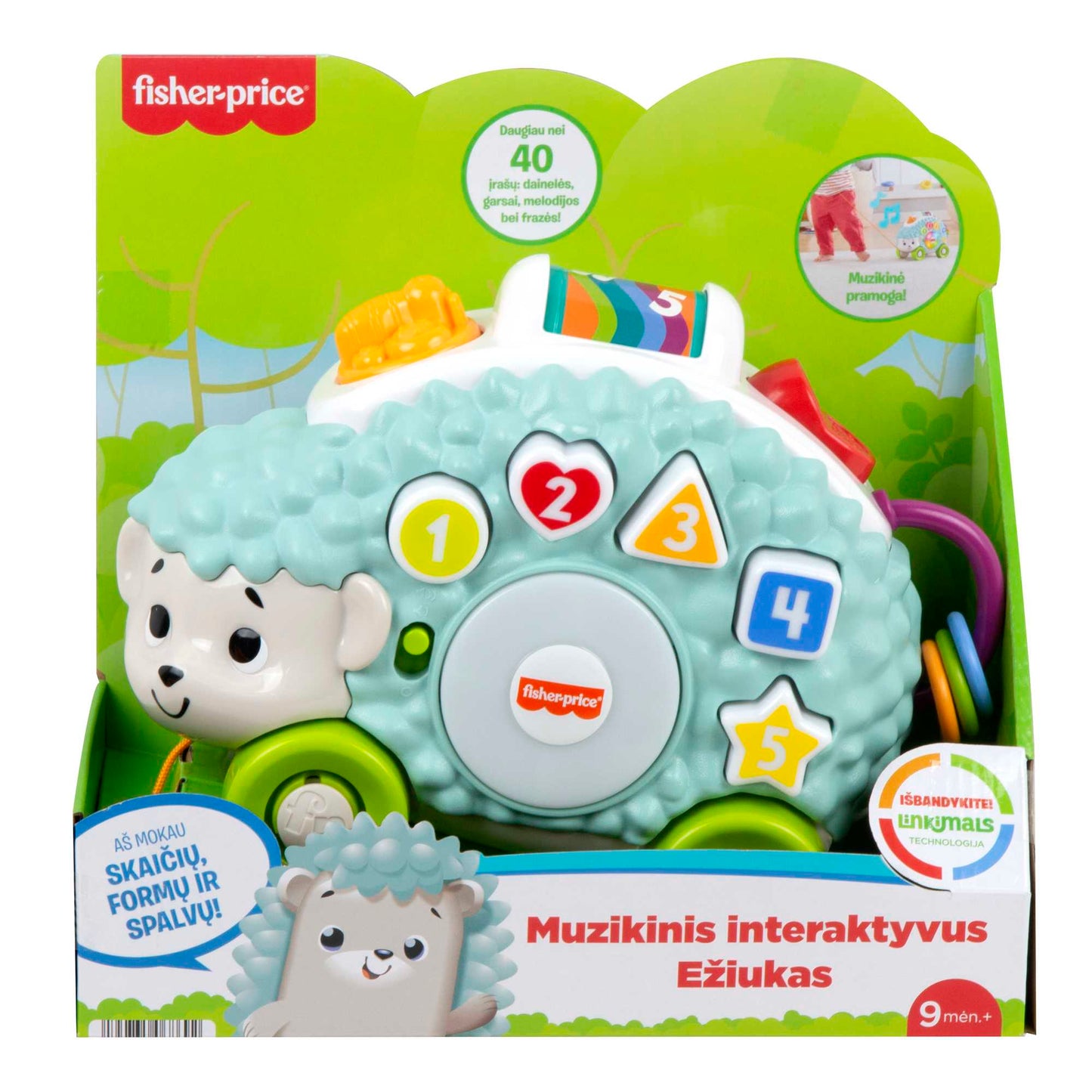 Linkimals muzikinis-interaktyvus Ežiukas (Lietuviškai įgarsintas)