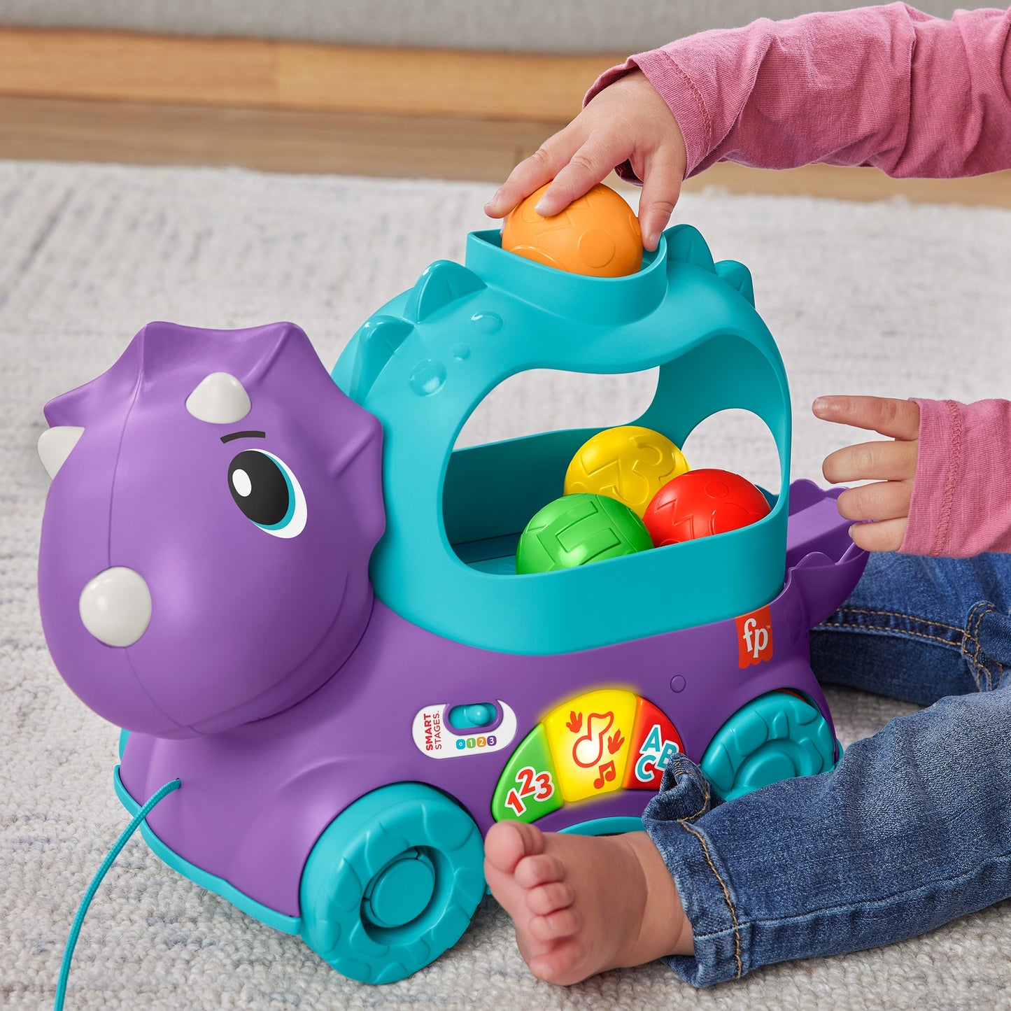 Fisher Price mokomasis dinozauras (Lietuviškai įgarsintas)