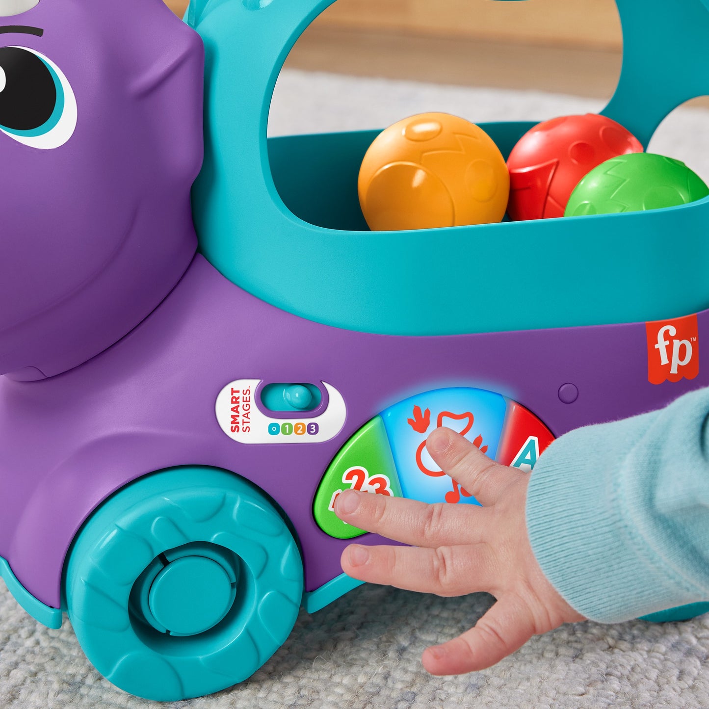 Fisher Price mokomasis dinozauras (Lietuviškai įgarsintas)