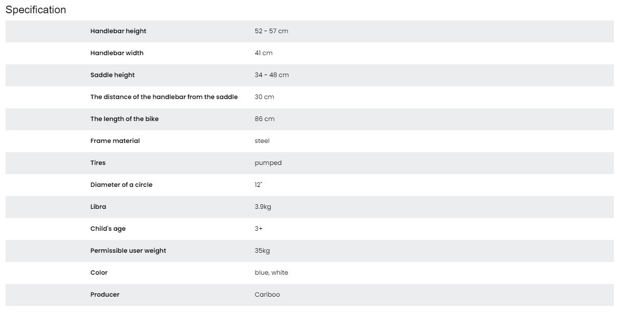 Cariboo Adventure (baltas/mėlynas)
