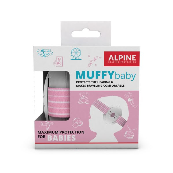 Alpine Muffy Baby ausinės kūdikiams (rožinė)