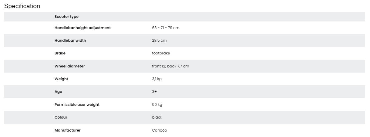 Cariboo LEDstar (juodas)