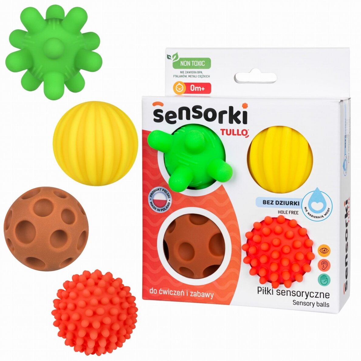 Tullo lavinamieji kamuoliukai (be skylutės) 4 vnt
