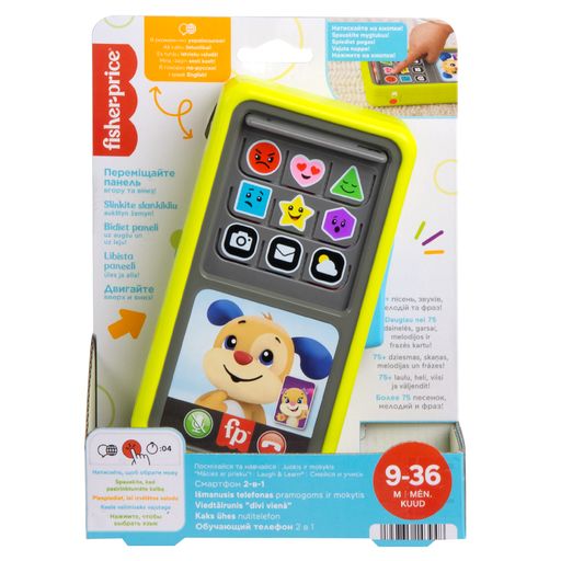 Fisher Price išmanusis telefonas „Laikas mokytis!“ (Lietuviškai įgarsintas)