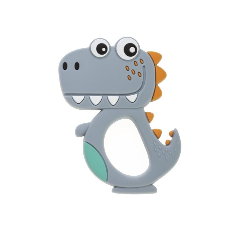 Bocioland silikoninis kramtukas, pilkas dinozauras