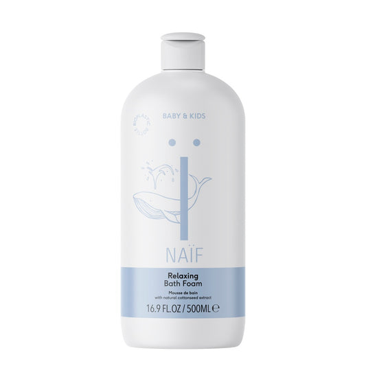 Naïf Baby & Kids atpalaiduojančios vonios putos visų tipų kūdikių odai 500ml